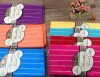 Ultra-fine fiber color base wide color stripe dishwashing cloth mixed color mixed style 38x63.5 cm Application Scenario